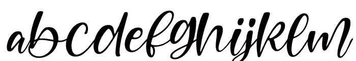 Flowless Italic Font LOWERCASE