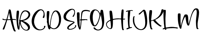 Flowless Font UPPERCASE