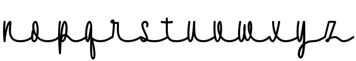 Flownice Regular Font LOWERCASE