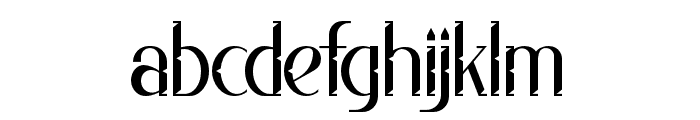 Flowzar Font LOWERCASE