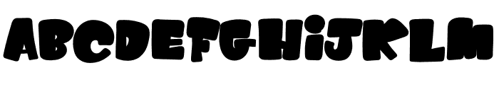 Floxy Bold Font LOWERCASE