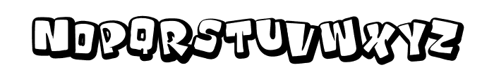 Floxy Graffiti Font UPPERCASE