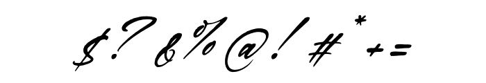 Floydretton Italic Font OTHER CHARS