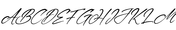 Floydretton Italic Font UPPERCASE