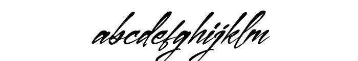 Floydretton Italic Font LOWERCASE