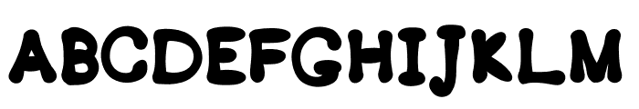 Fluffy Big Font UPPERCASE