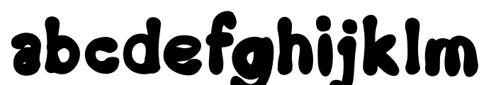 Fluffy Big Font LOWERCASE