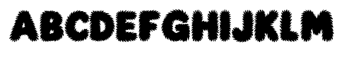 Fluffy By Squeeb Creati Regular Font UPPERCASE
