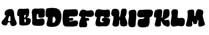 Fluffy Groovy Font LOWERCASE