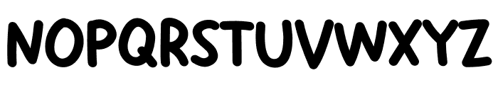 Fluffy Notes Font UPPERCASE