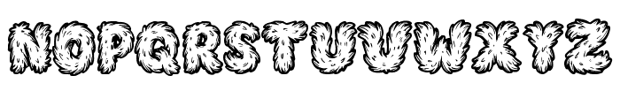 Fluffy Tail By Squeeb C Regular Font UPPERCASE