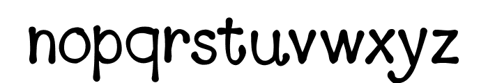 Fluffy small Font LOWERCASE