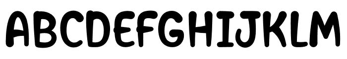 FluffyCandy Font UPPERCASE