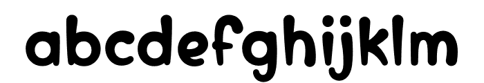 FluffyCandy Font LOWERCASE