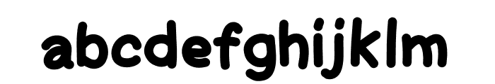 FluffyD Font LOWERCASE