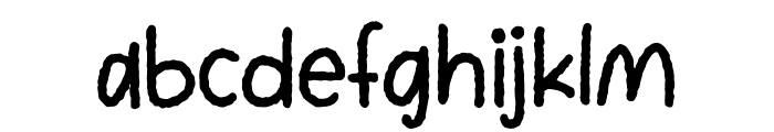 FluffyMist Font LOWERCASE