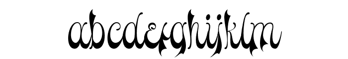 Flumerya-Regular Font LOWERCASE