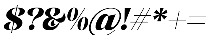 Fluminose-Italic Font OTHER CHARS