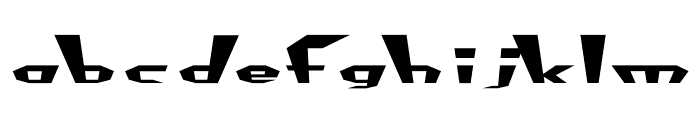 Fluoride-Regular Font LOWERCASE