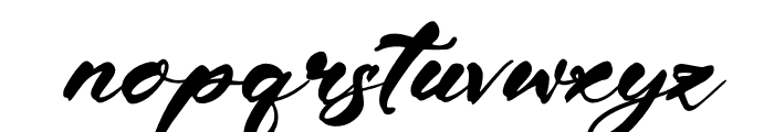 Flutery Crystale Italic Font LOWERCASE