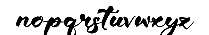 Flutery Crystale Font LOWERCASE
