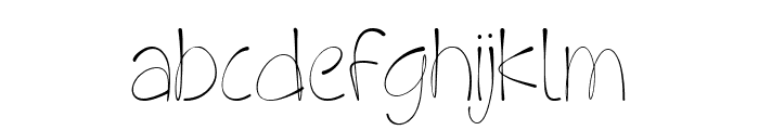 Fly High Font LOWERCASE