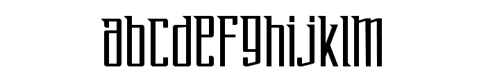 Fly Over Font LOWERCASE