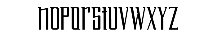Fly Over Font LOWERCASE