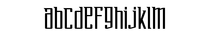 FlyOver Font LOWERCASE