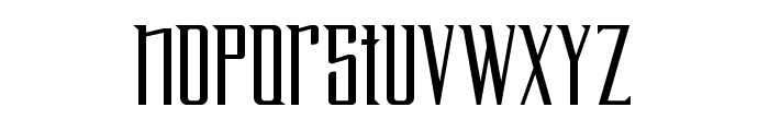 FlyOver Font LOWERCASE