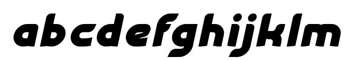 Flying Bird Bold Italic Font LOWERCASE