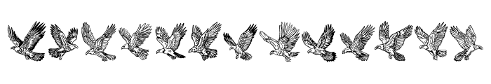 Flying Eagle Font UPPERCASE