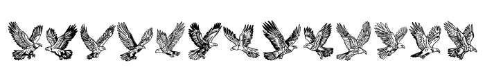 Flying Eagle Font UPPERCASE