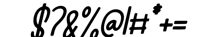 Flying Foxes Italic Font OTHER CHARS