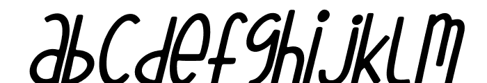 Flying Foxes Italic Font LOWERCASE