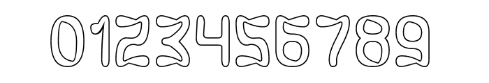 Flying Squirrel-Hollow Font OTHER CHARS