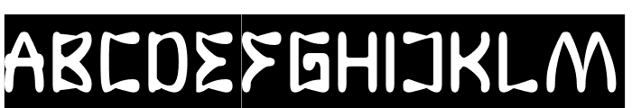 Flying Squirrel-Inverse Font UPPERCASE