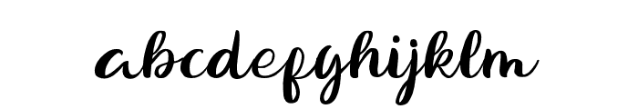 Flysito-Regular Font LOWERCASE