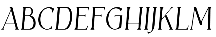 Focger-Italic Font UPPERCASE