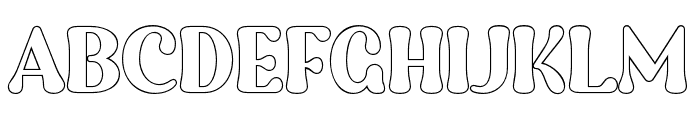 Foghe-Outline Font UPPERCASE