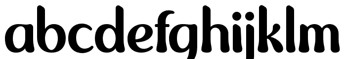 FogheRegular Font LOWERCASE