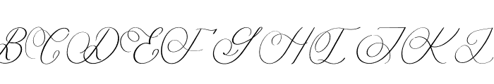 Fogifty Italic Font UPPERCASE