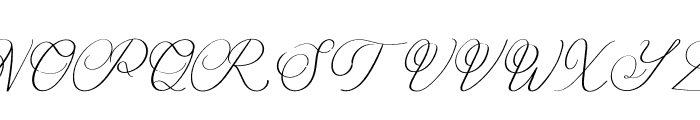 Fogifty Italic Font UPPERCASE