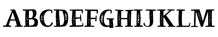 Fogleaf Stamp Font LOWERCASE