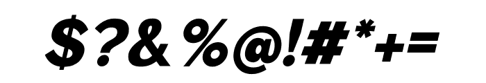 Fogler Bold Italic Font OTHER CHARS