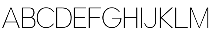 Fogler Thin Font UPPERCASE