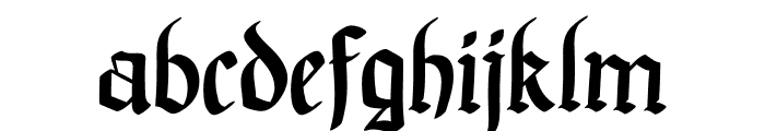 Foldaky Font LOWERCASE