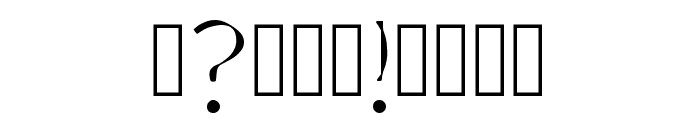 Folddyscript Regular Font OTHER CHARS