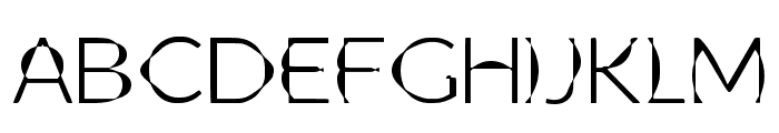 Folddyscript Regular Font UPPERCASE