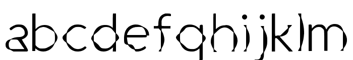 Folddyscript Regular Font LOWERCASE